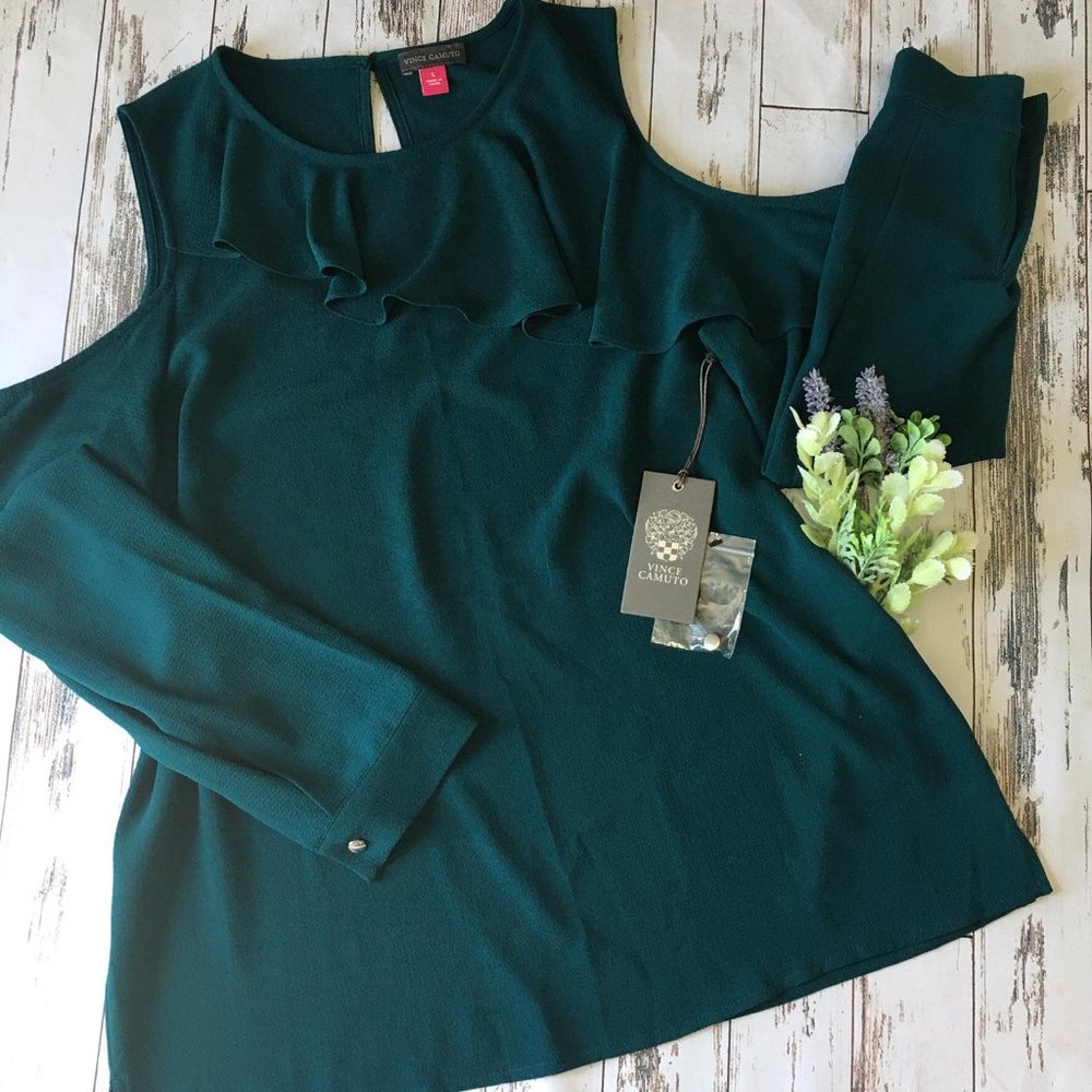 Vince Camuto Cold-Shoulder Blouse